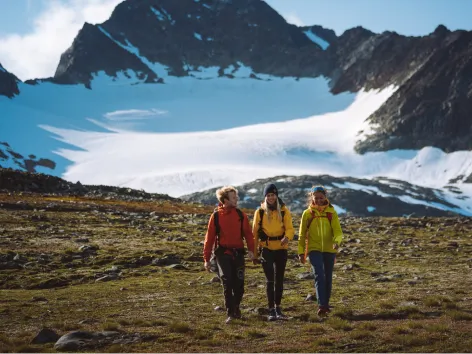 venner på tur i Lyngen 